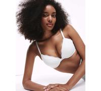 M&S Jasmine Lace Wired Plunge Bra A-E White