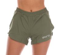 (M S, Khaki Green) Skins Womens/Ladies Series-3 Superpose Shorts