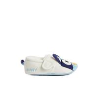 M&S Kids' Bluey™ Riptape Slippers (4 Small - 12 Small) Cream Mix