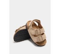 M&S Kids' Mini Me Suede Footbed Sandals (3 Small - 4 Small) Stone