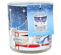 M&S LED Light Up Scented Candle, USA Themed, American Landmarks Design, Neroli Lime Bergamot, Illuminated Decor