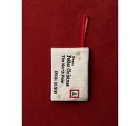 M&S Letter To Father Christmas Hanging Decoration White Mix