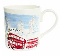 M&S London Ceramic Mug, Hand-Painted City Landmarks Design