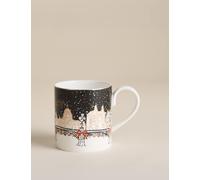 M&S London Christmas Scene Mug Multi