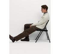 M&S Loose Fit Pure Cotton Cargo Trousers Bitter Chocolate