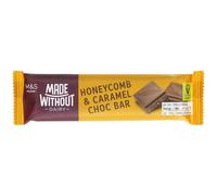 M&S Made Without Dairy Vegan Honeycomb and Caramel Chocolate Bar, 35g