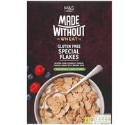 M&S Made Without Wheat Special Flakes, Gluten Free Crunchy Cereal, Brown Rice, Wholegrain, High Fibre, 375g, Pack of 2X