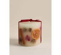 M&S Mandarin Clove & Cinnamon Botanical Candle Red Mix