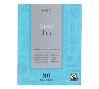 M&S Marks & Spencer Fairtrade Decaffeinated Teabags 80 per pack