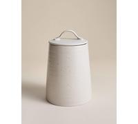 M&S Medium Ceramic Storage Jar 920ml Neutral