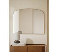 M&S Milan Over Mantel Mirror Antique Brass