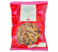 M&S Milk Chocolate & Cinnamon Tortilla Rolls, 175g, Crunchy Spiced Rolls, Gluten Free