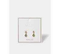 M&S Mini Aventurine Drop Earrings Jade