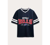 M&S NFL Buffalo Mesh T-Shirt (6-16 Years) Navy