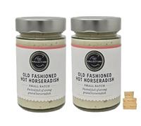 M&S Old Fashioned Hot Horseradish Jar - Small Batch - Packed Full of Strong Grated Horseradish - 180g (2 Pack)