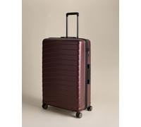 M&S Oslo 4 Wheel Hard Shell Large Suitcase Burgundy