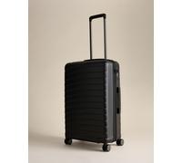 M&S Oslo 4 Wheel Hard Shell Medium Suitcase Black
