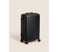 M&S Oslo 4 Wheel Hard Shell Medium Suitcase Black
