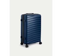 M&S Oslo 4 Wheel Hard Shell Medium Suitcase Navy