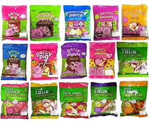 M&S Percy Pig and Friends Fruit Gummy Sweets (Vegetarian) - 4 x 150g/170g Bags Variety