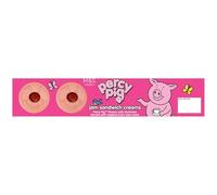 M&S Percy Pig Jam Sandwich Creams, Pink Shortcake Biscuits with Raspberry Jam, 150g, Pack of 5X