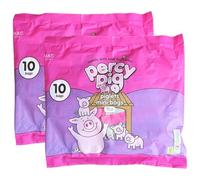 M&S Percy Piglets Fruit Flavour Gums Mini Bag (10 X 28g), 2 Pack Soft and Delicious Sweets