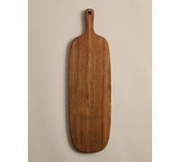 M&S Picky Bits Wood Paddle Serving Board Natural