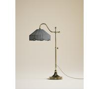 M&S Pleated Table Lamp Antique Brass