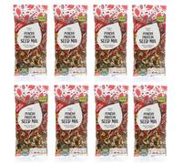 M&S Protein Seed Mix with Garlic & Chilli Seasoning, 50g, Source of Protein, High in Fibre, Suitable for Vegans (8 Pack)