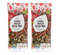 M&S Protein Seed Mix with Garlic & Chilli Seasoning, 50g, Source of Protein, High in Fibre, Suitable for Vegans (2 Pack)