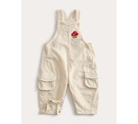 M&S Pure Cotton Cord Mushroom Dungarees (0 Mths - 3 Yrs) Cream Mix