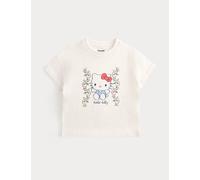 M&S Pure Cotton Hello Kitty™ T-Shirt (2-8 Yrs) Ivory