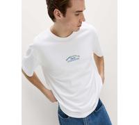 M&S Pure Cotton Marbella Villas Graphic T-Shirt White