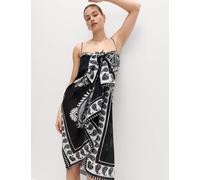 M&S Pure Cotton Printed Sarong Ecru Mix