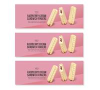 M&S Raspberry cream Sandwich Fingers, Sandwich with Vanilla Cream and Raspberry Jam (2 x 150g) (3 Pack)