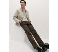 M&S Regular Fit Stretch Chinos Bitter Chocolate