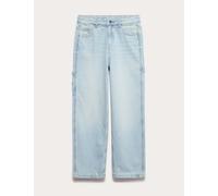 M&S Relaxed Pure Cotton Carpenter Jeans (6-16 Yrs) Light Denim