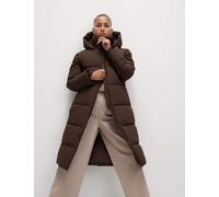 M&S Rubber Thermowarmth™ Padded Duvet Coat Dark Chocolate