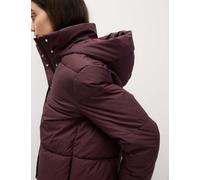 M&S Rubber Thermowarmth™ Padded Duvet Jacket Dark Claret