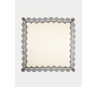 M&S Satin Lace Detail Scarf Ivory
