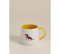 M&S Sausage Dog Mug Yellow