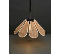 M&S Scallop Solar Outdoor Pendant Light Natural