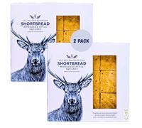 M&S Scottish Shortbread Bundle - 2 x Homestyle All Butter Shortbread-Squares 200g | Traditional Scottish Biscuits,