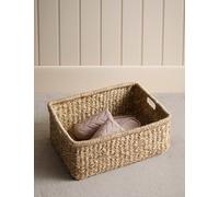 M&S Seagrass Large Rectangular Basket Natural