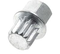 M&S Security Master Anti Theft Car Locking Wheel Nut Bolt Key Replacement Compatible for VW Volkswagen ABC 2/13 13 Spline for Caddy Golf Jetta Passat Polo Tiguan Touran Transporter