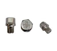 M&S Security Master Anti Theft Car Locking Wheel Nut Bolt Key Replacement For MINI One Cooper Bmw ABC31/15 15 Spline