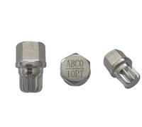 M&S Security Master Anti Theft Car Locking Wheel Nut Bolt Key Replacement For VW Volkswagen ABC 0/10 10 Spline For Caddy Golf Jetta Passat Polo Tiguan Touran Transporter