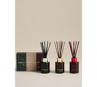 M&S Set of 3 Mini Diffusers Gift Set Red Mix
