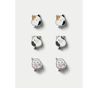 M&S Squishmallows™ Clip On Earring Pack Pink Mix