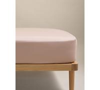 M&S Stay Cool Lyocell Rich Extra Deep Fitted Sheet Blush Pink